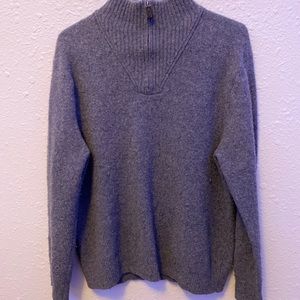 Grey woolen sweater